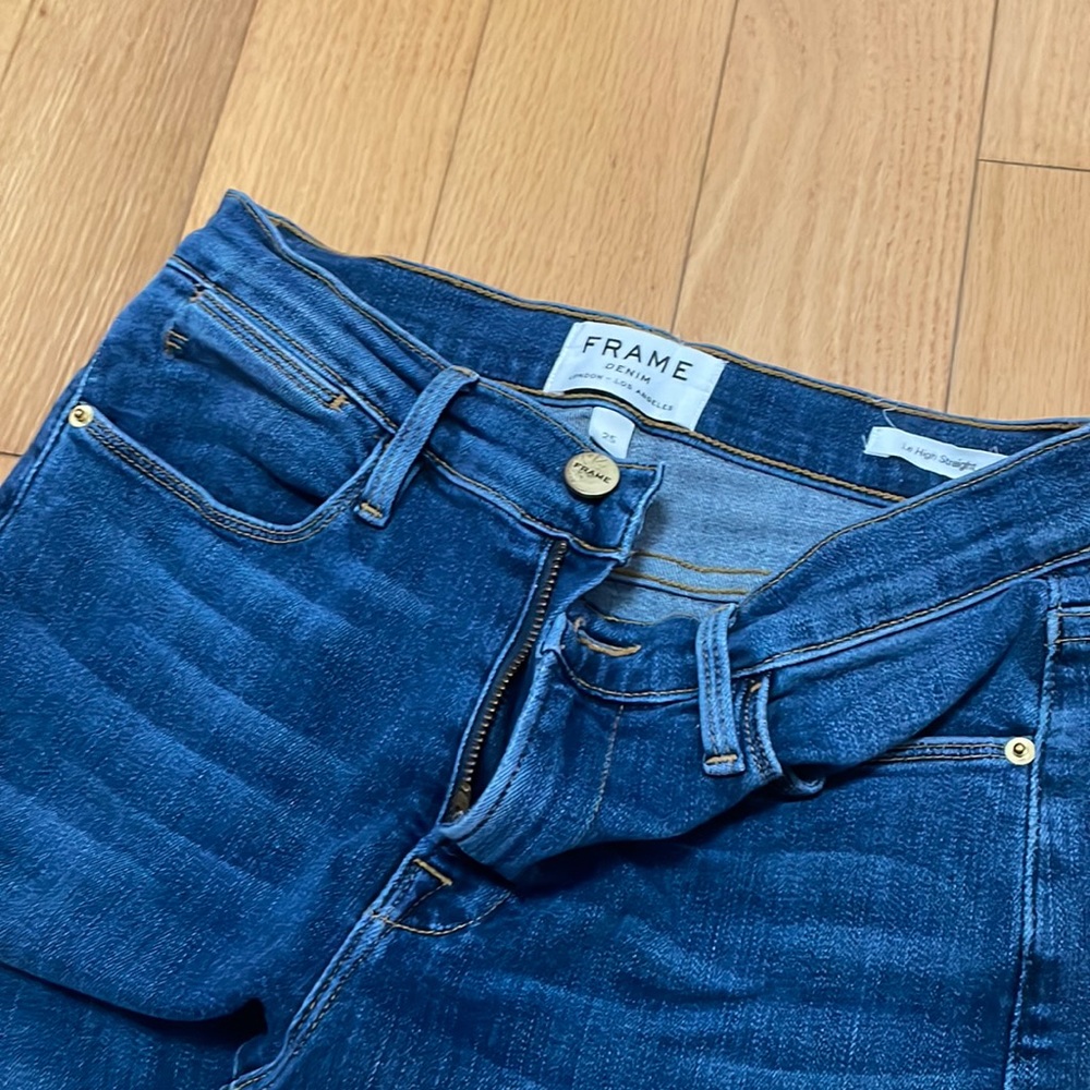 Frame denim le high straight